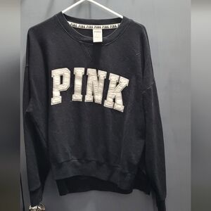 PINK Victoria's Secret Black Sweatshirt
